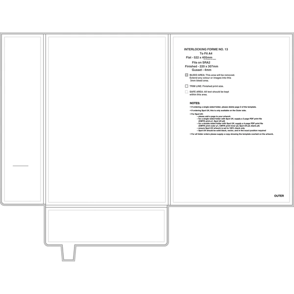  Forme 13 Interlocking A4 Outer